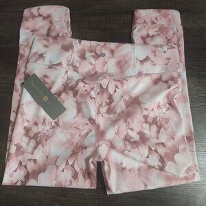 Harmony & Balance Pink Floral Leggings - Size Medium